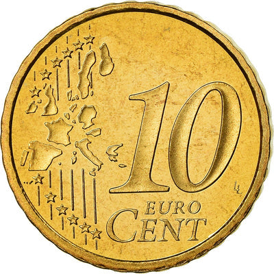 Francja, 
            
               10 Euro Cent, 
            
               2002