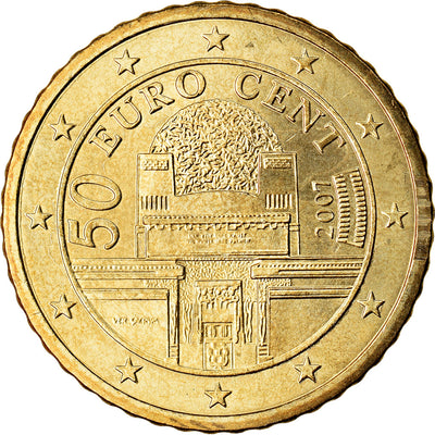 Austria, 
            
               50 Euro Cent, 
            
               2007