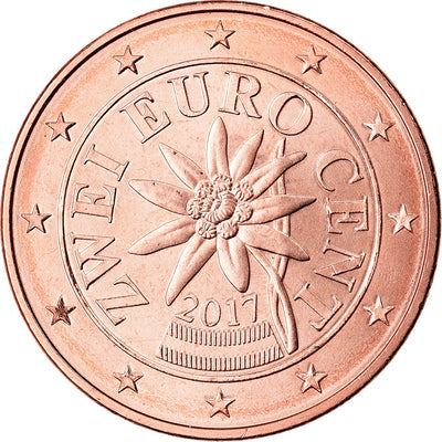 Austria, 
            
               2 Euro Cent, 
            
               2017