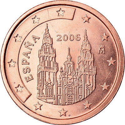 Hiszpania, 
            
               2 Euro Cent, 
            
               2006