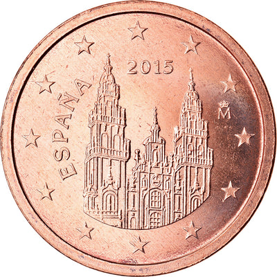 Hiszpania, 
            
               2 Euro Cent, 
            
               2015