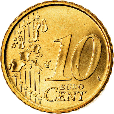 Włochy, 
            
               10 Euro Cent, 
            
               2005