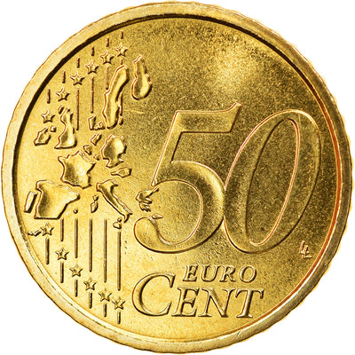 Włochy, 
            
               50 Euro Cent, 
            
               2007