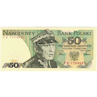 Banknote, 
            
               Poland, 
            
               50 Zlotych