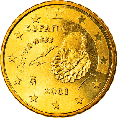 Hiszpania, 
            
               10 Euro Cent, 
            
               2001