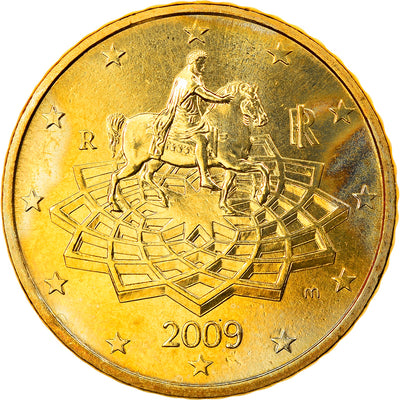 Włochy, 
            
               50 Euro Cent, 
            
               2009