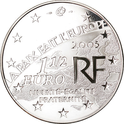 Francja, 
            
               1-1/2 Euro, 
            
               End of the Second World War