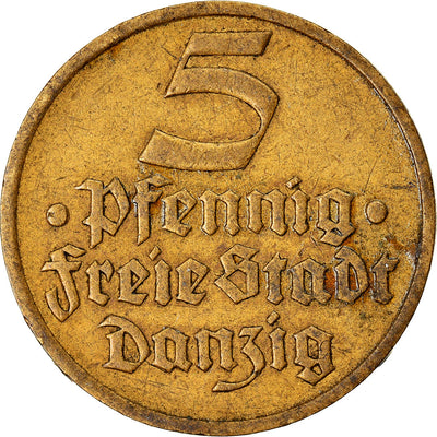 Moneta, 
            
               DANZIG, 
            
               5 Pfennig