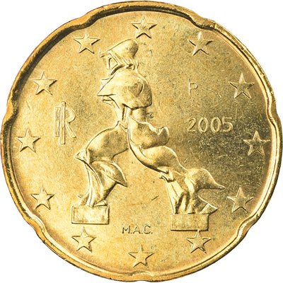 Włochy, 
            
               20 Euro Cent, 
            
               2005